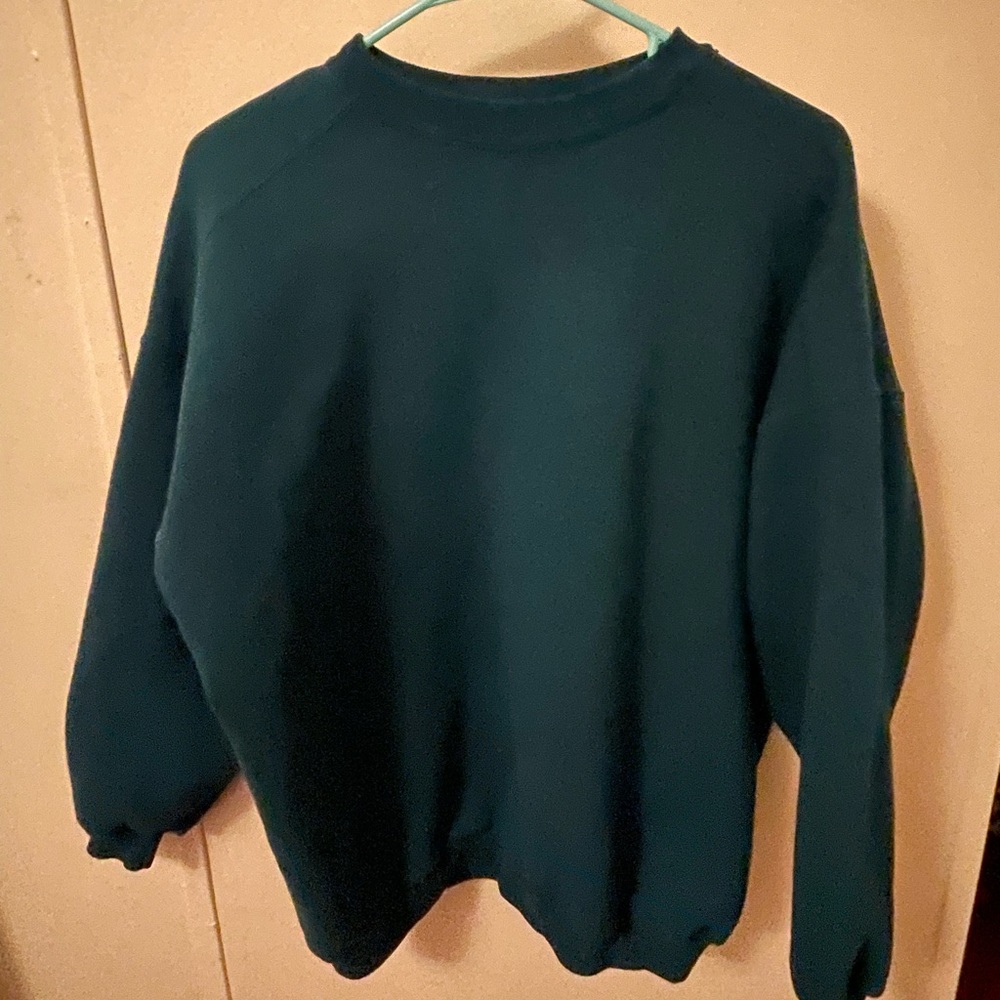 XL green sweatshirt